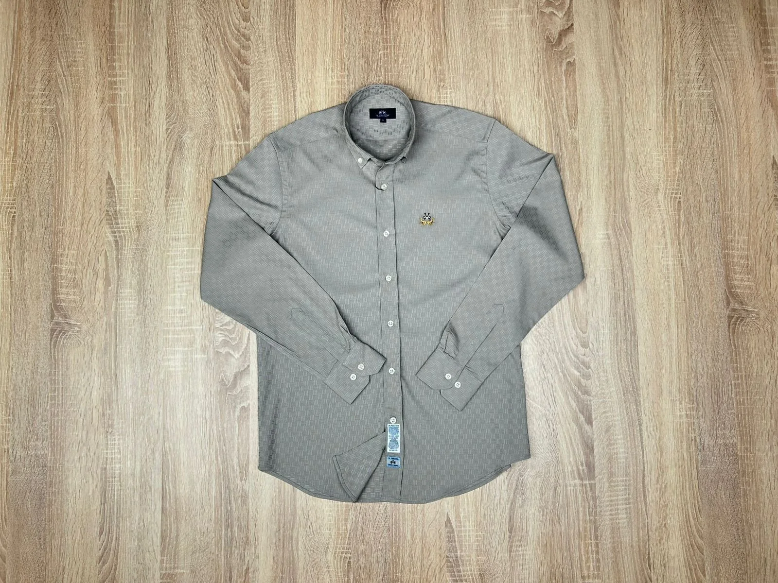 CHEMISE LA MARTINA SIMPLE NV MARRON CLAIR
