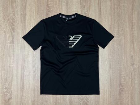 T-SHIRT ARMANI EMBROIDERY NOIR