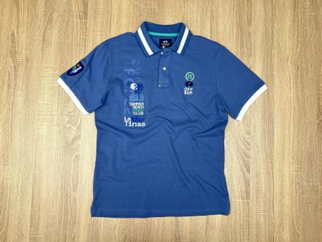 POLO LA MARTINA SAINTROP BLEU
