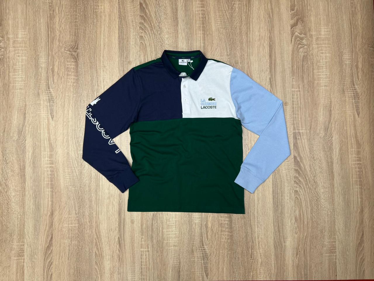 POLO LACOSTE MARINE-VERT