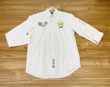 Chemise La Martina Raillé Beige