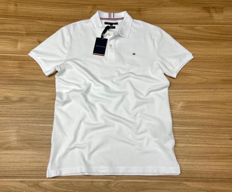 POLO TOMMY SIMPLE BLANC