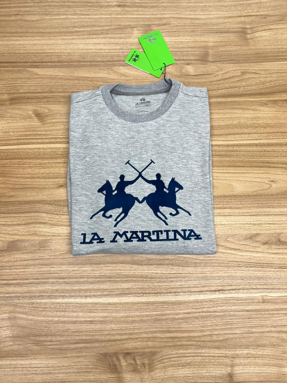 Sweat La Martina Gris Claire
