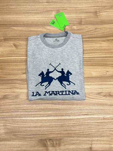 Sweat La Martina Gris Claire