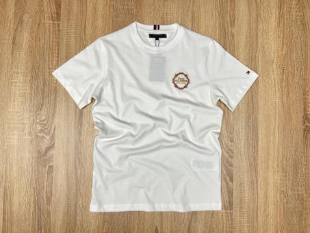 T-SHIRT TOMMY HILFIGER EST 1985 BLANC