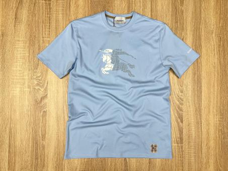 T-SHIRT BURBERRY BLEU CIEL