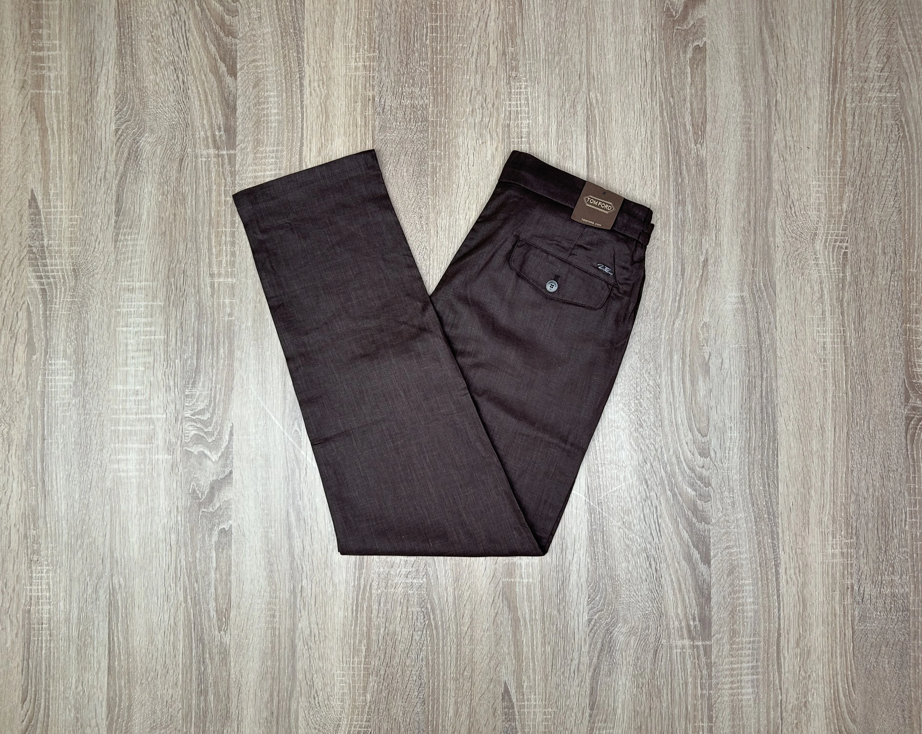 ENSEMBLE LIN BLANC-MARRON