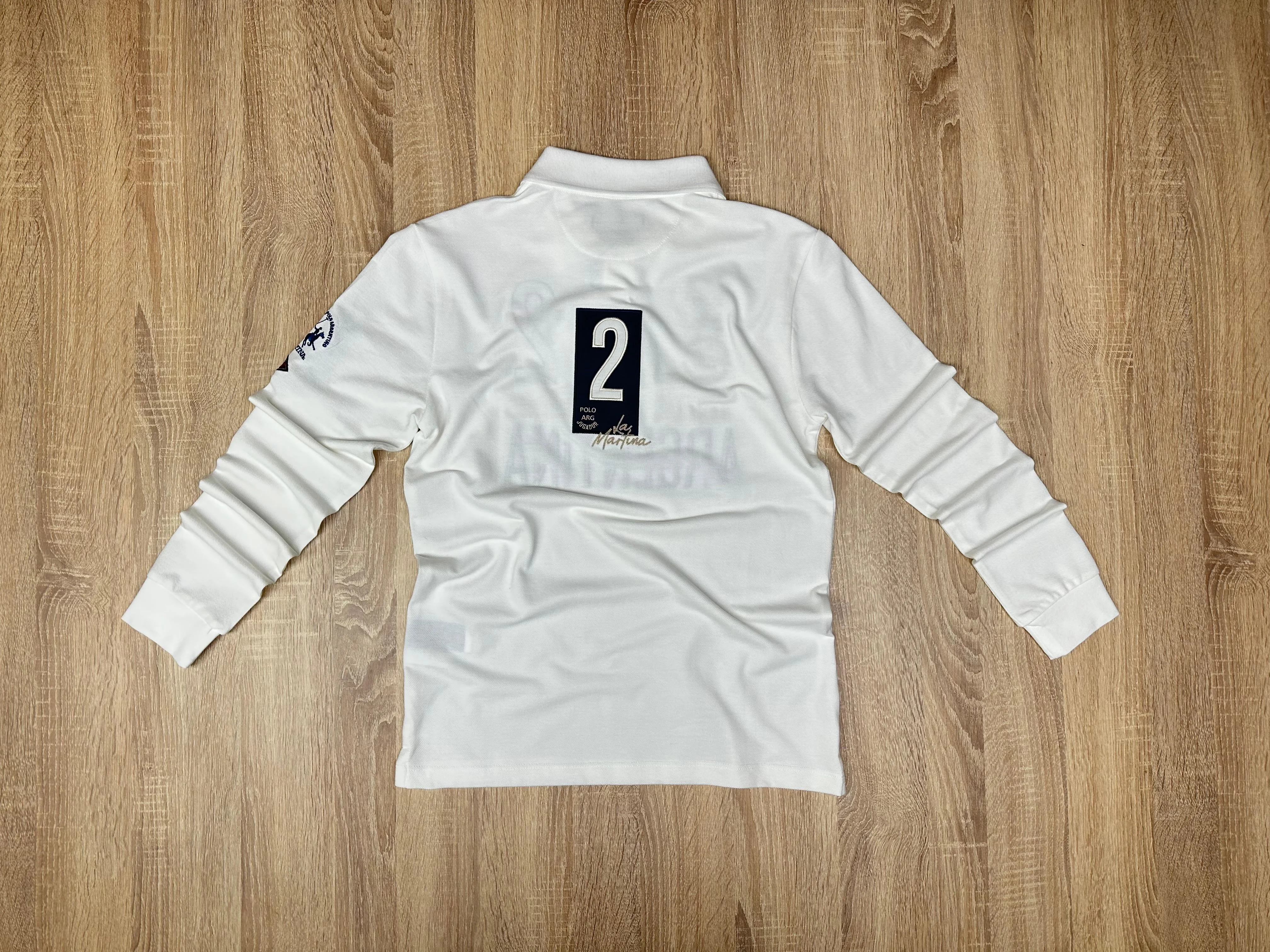 POLO LA MARTINA 2 OFFICIEL BLANC