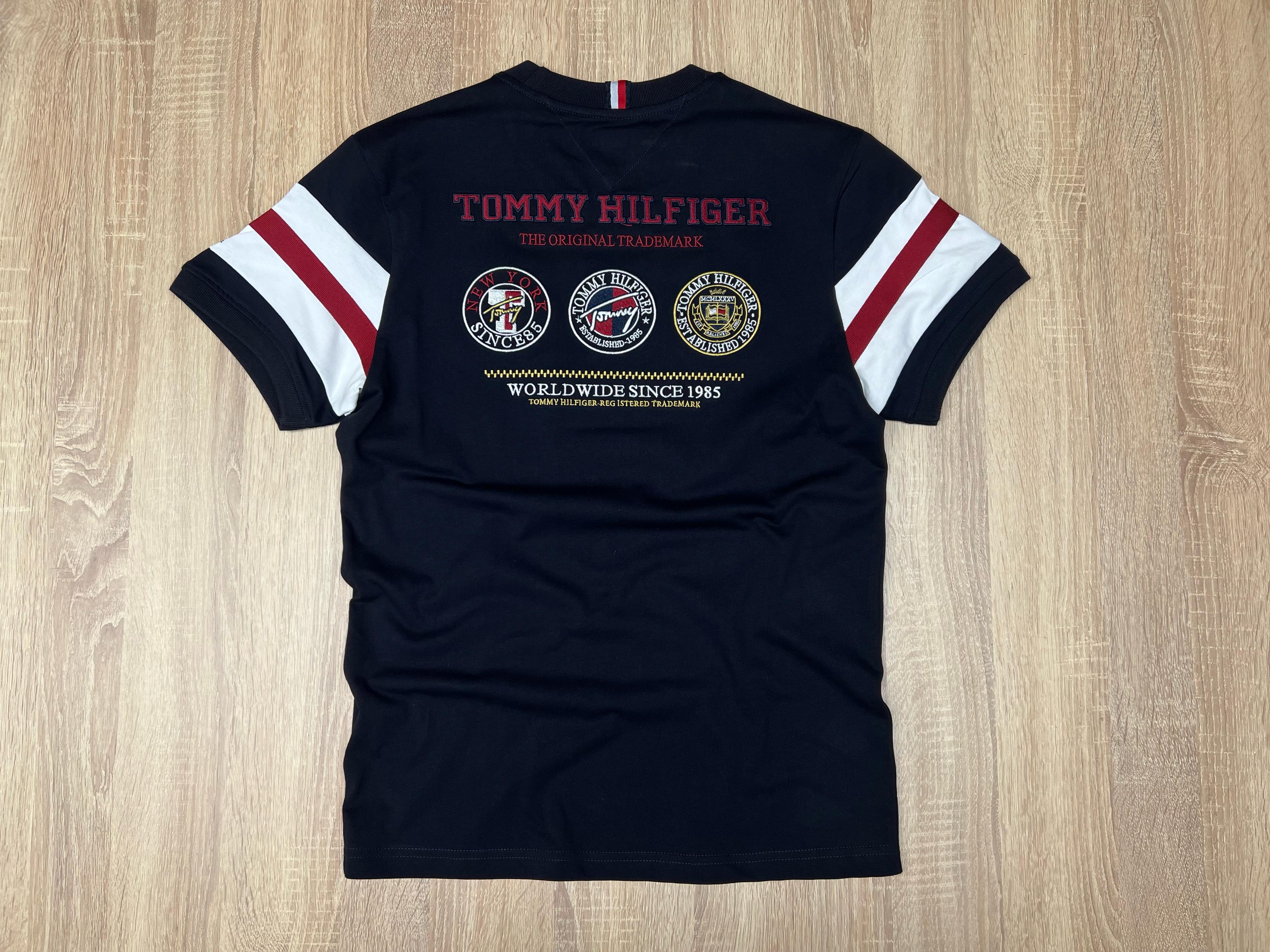 T-SHIRT TOMMY NEW YORK 85 BLEU MARINE