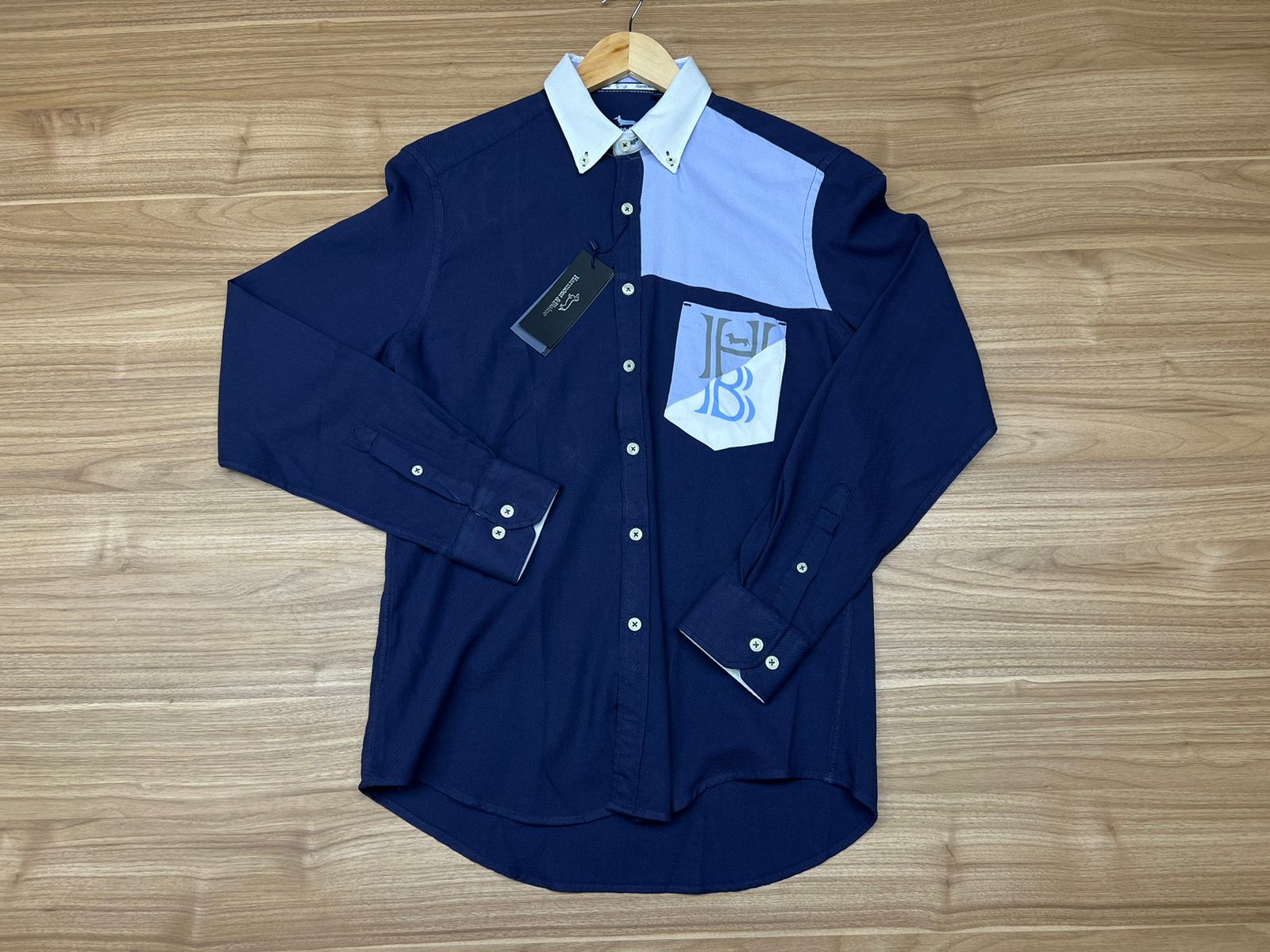 Chemise Harmont Et Blaine Bleu Marine H/B