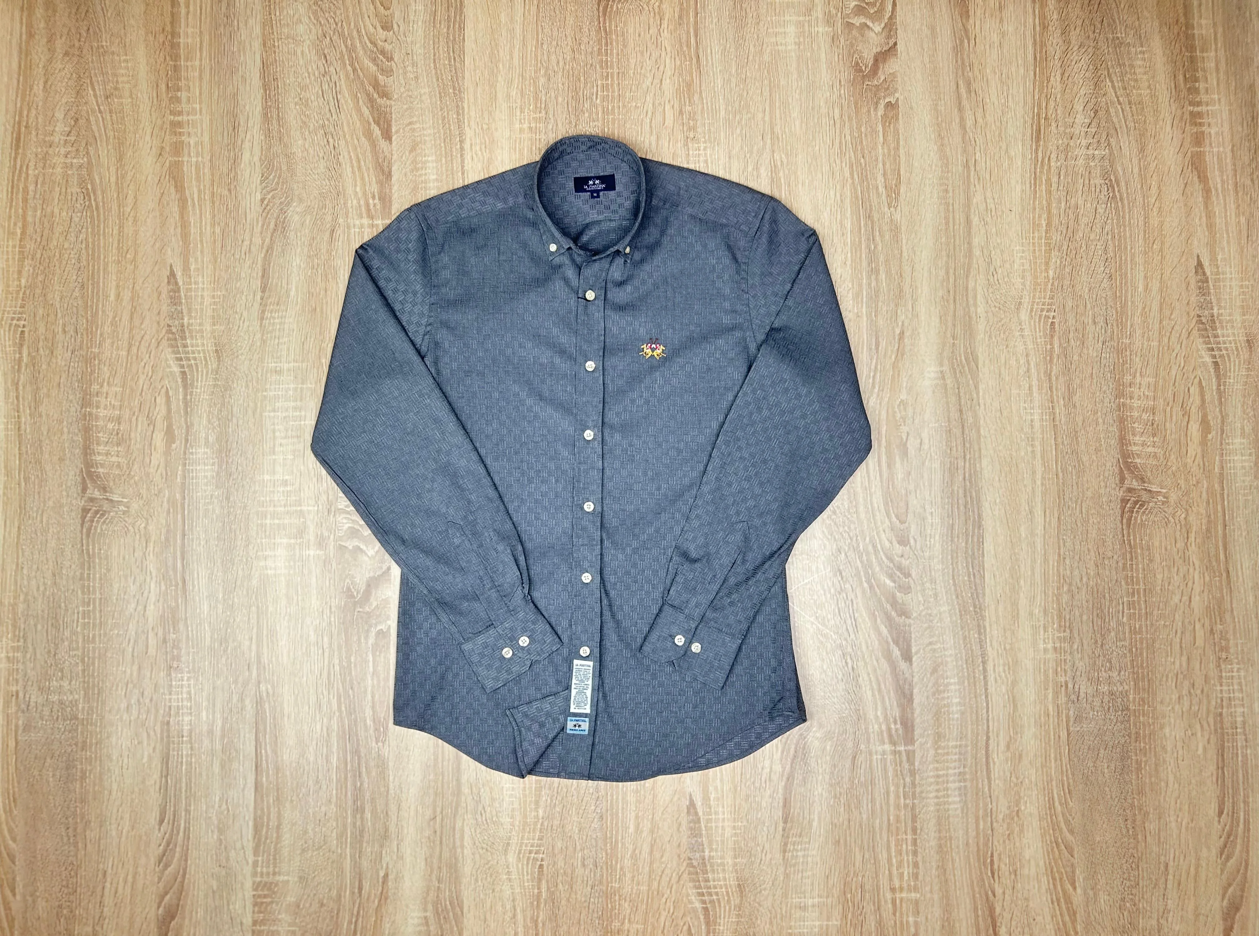 CHEMISE LA MARTINA SIMPLE NV GRIS FONCE