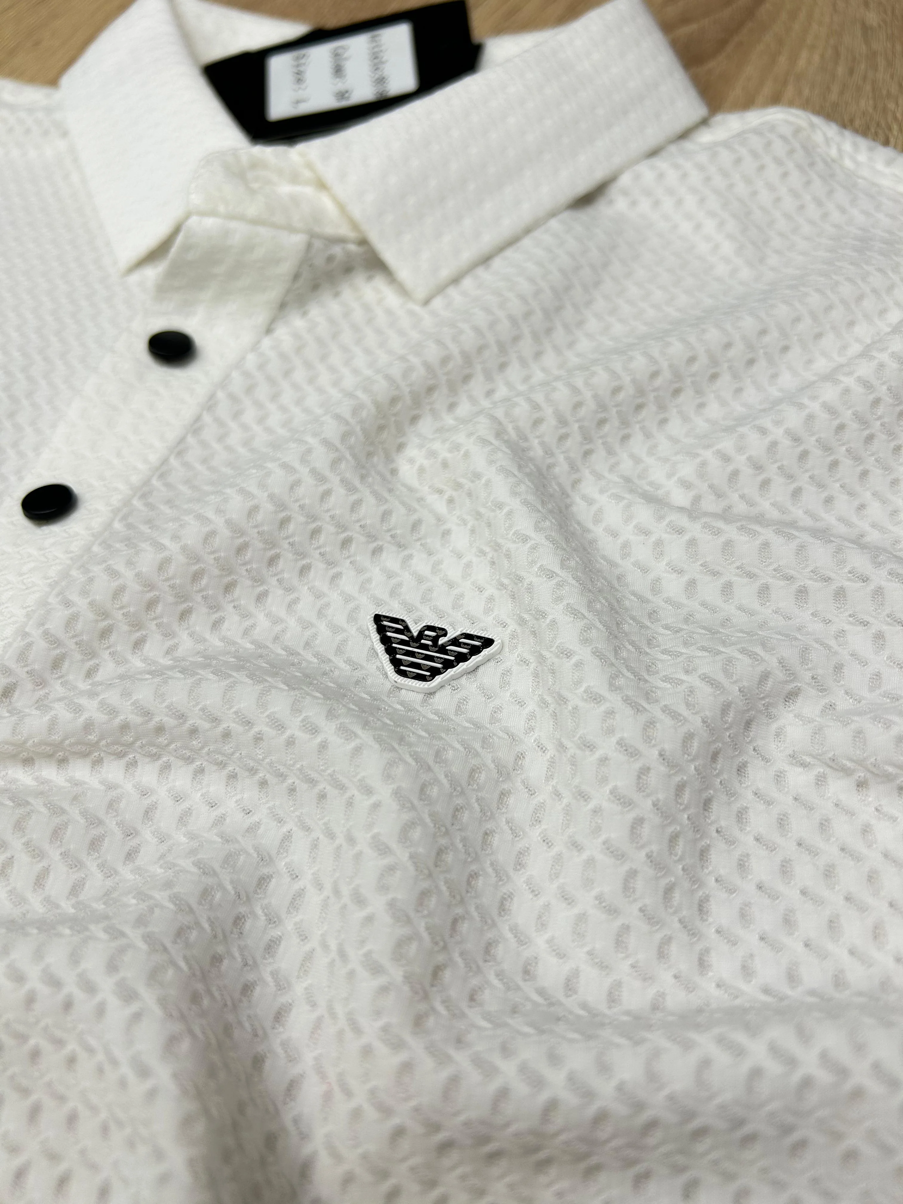 POLO EA26015 BLANC