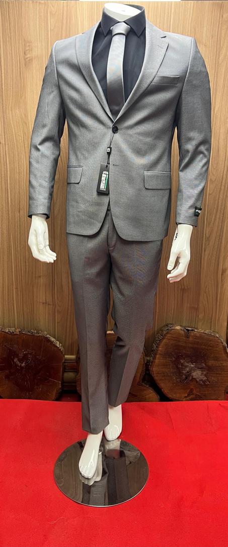 COSTUME PIQUE GRIS CLAIR