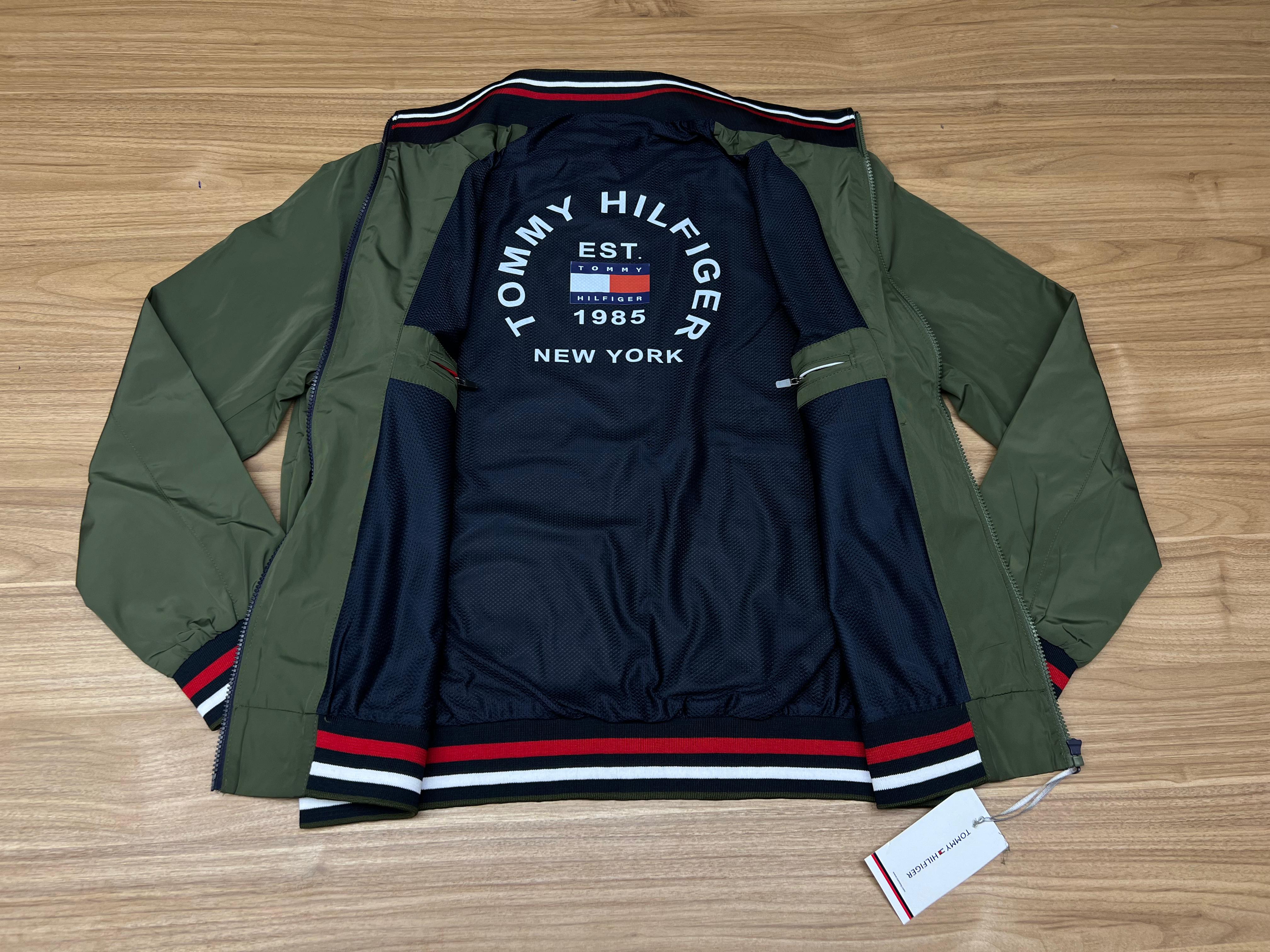 VESTE STARTER TOMMY HILFIGER 1985 VERT MILITAIRE