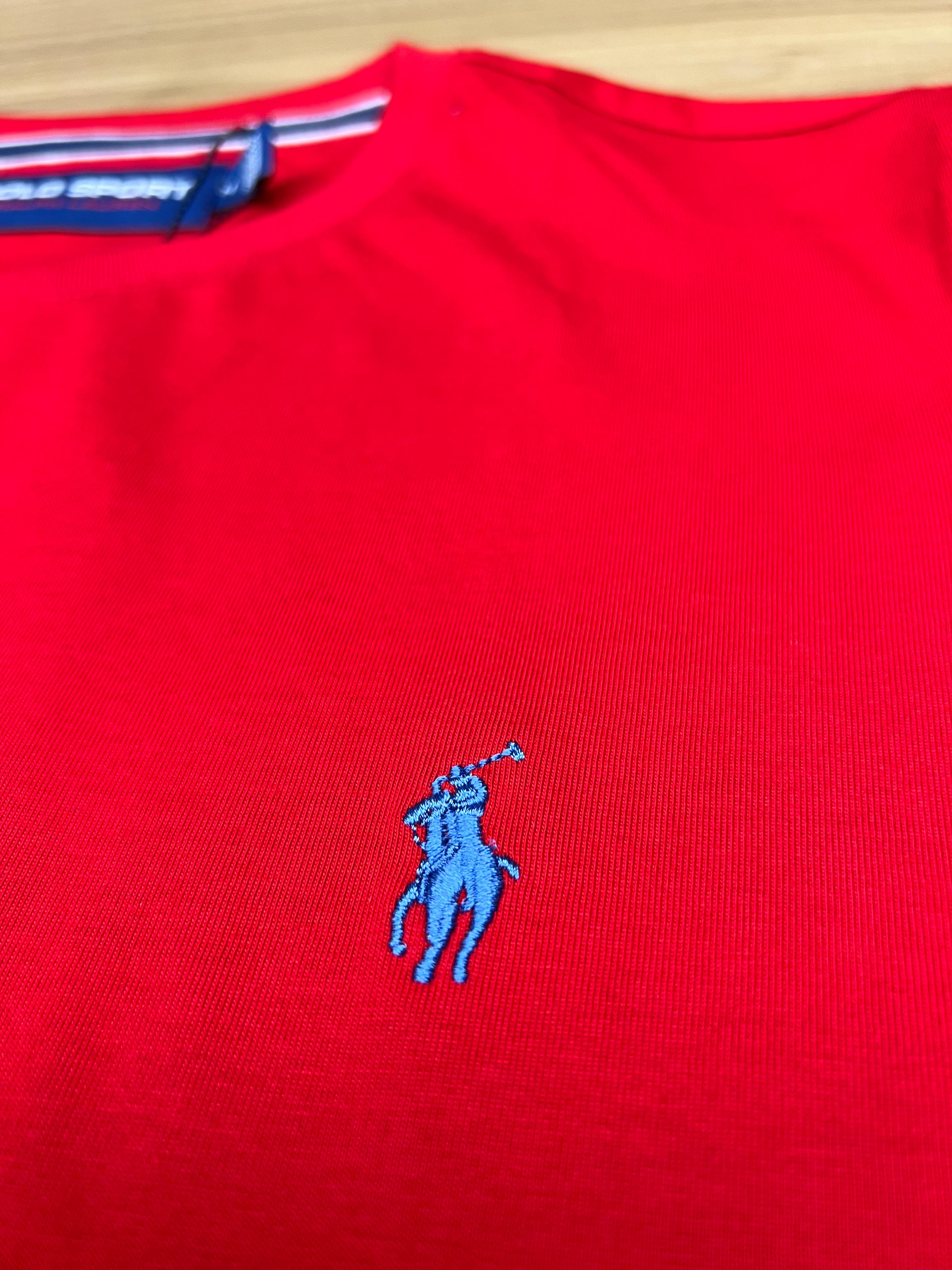 T-SHIRT RALPH LAUREN ROUGE