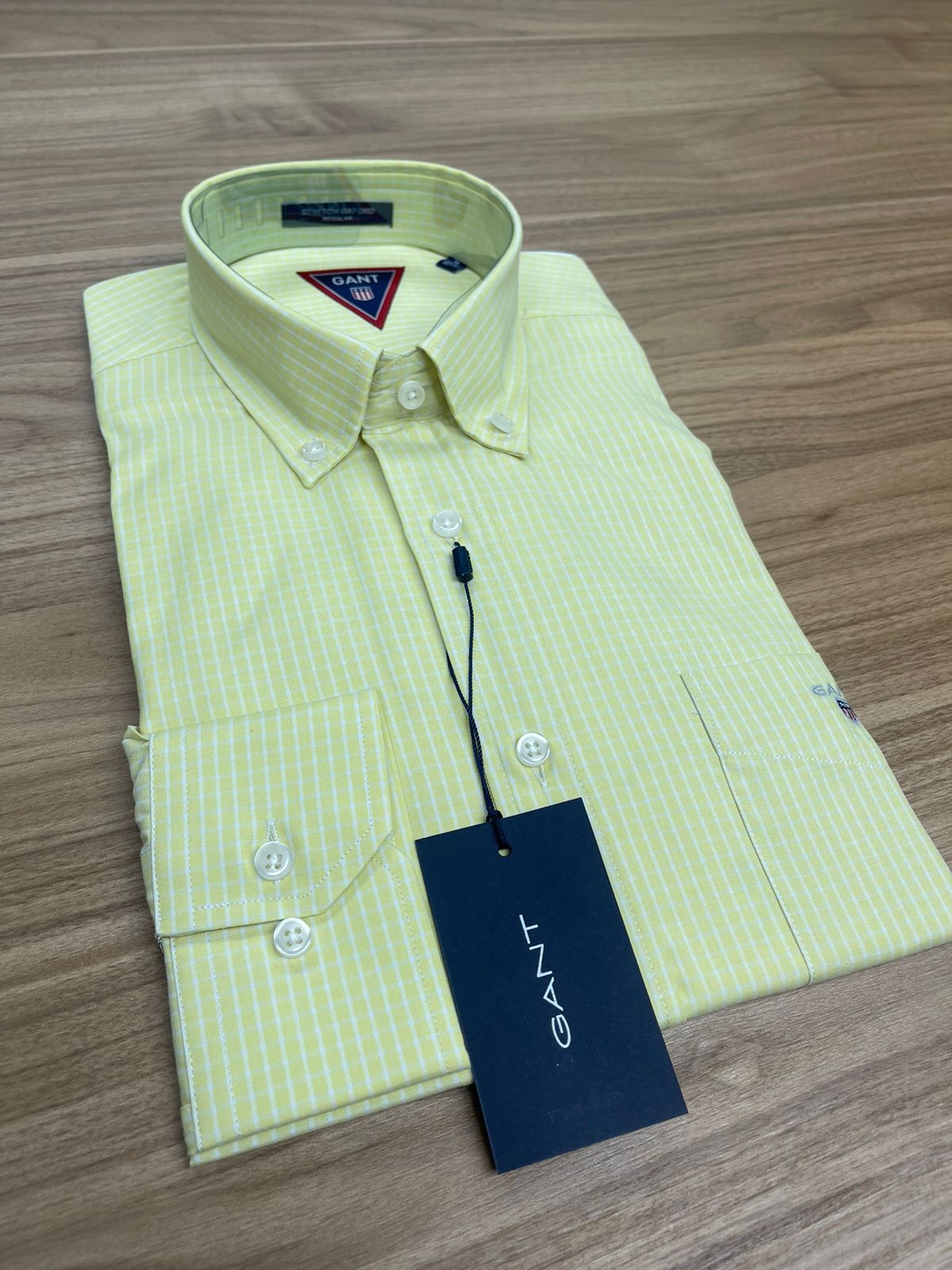 Chemise Gant Raille Jaune