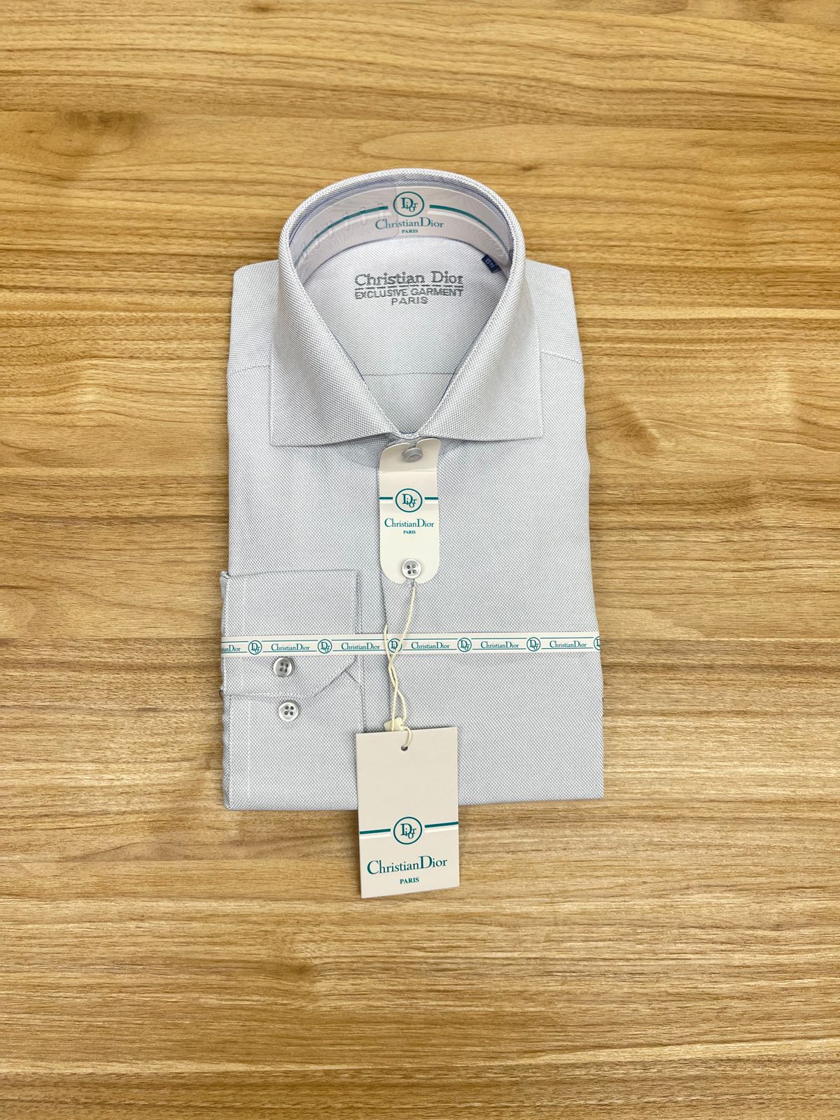 CHEMISE CHRISTIAN DIOR GRIS CLAIRE