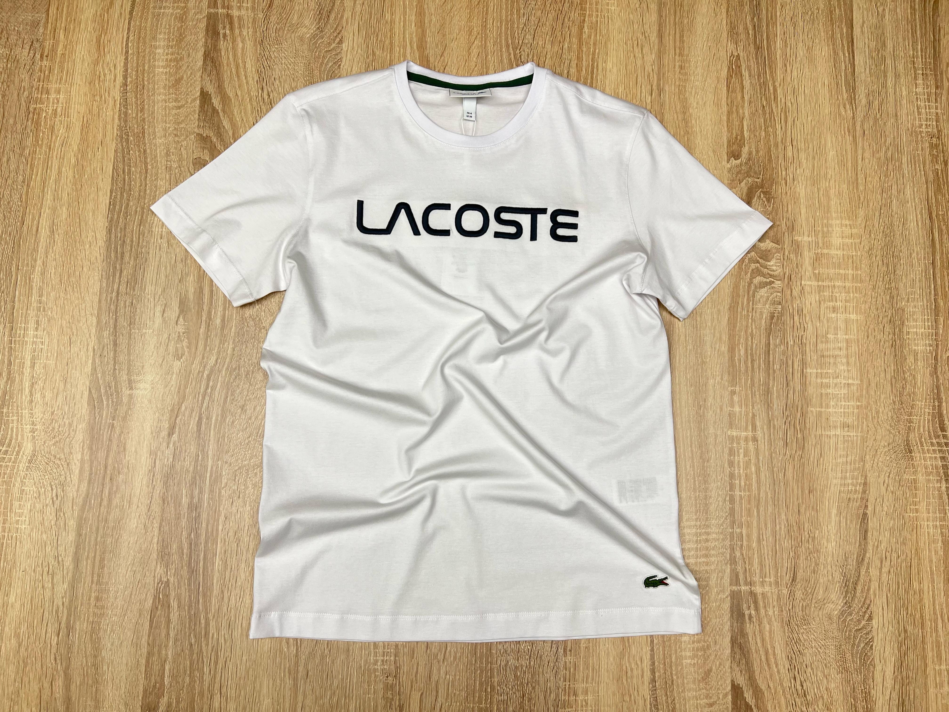 T-SHIRT LACOSTE BLANC