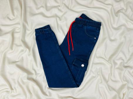 JEAN ENFANT DESQUARED DENIM BLEU FONCE