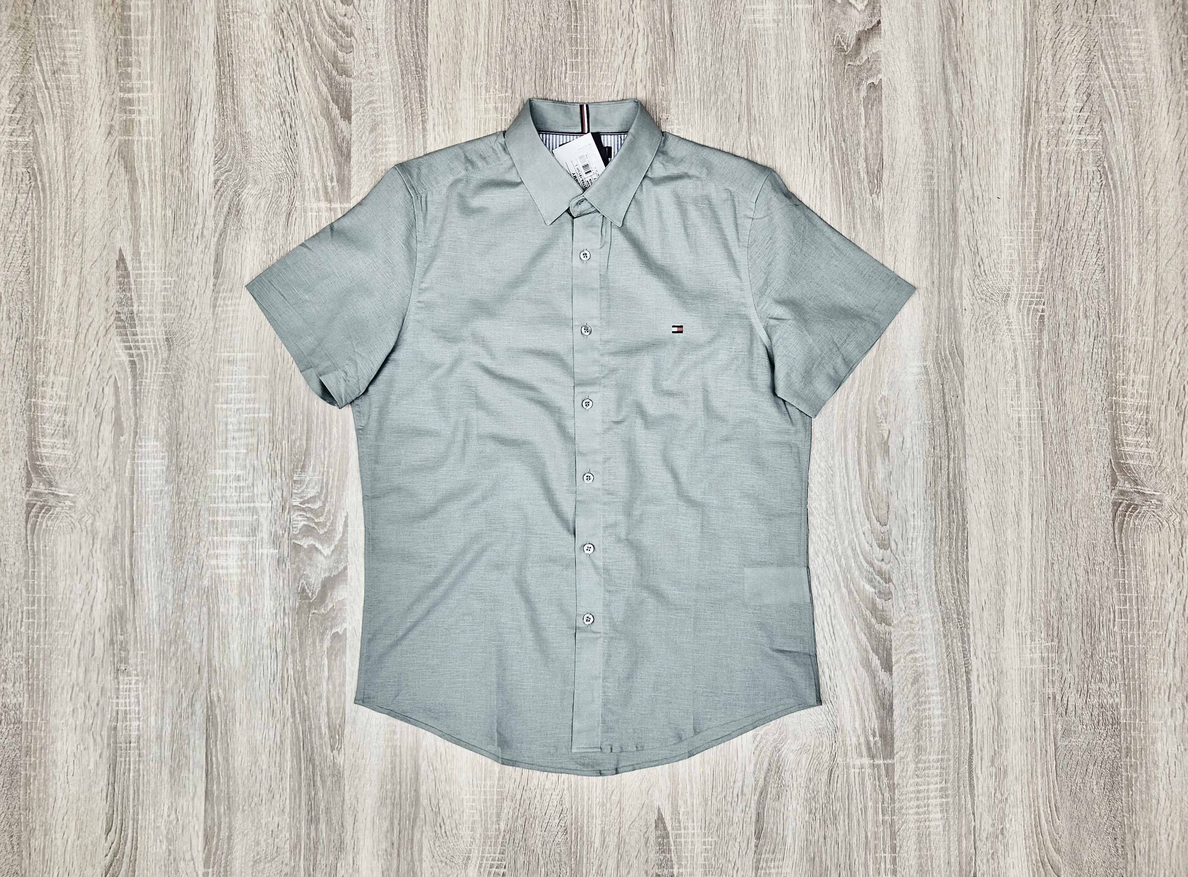 CHEMISE TM26029 GRIS