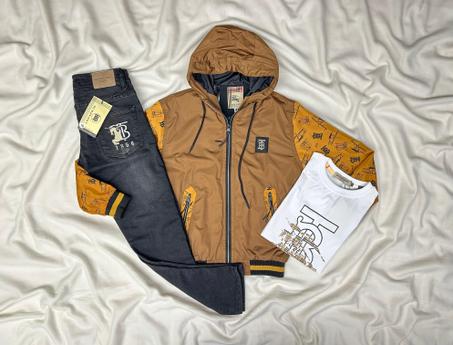 ENSEMBLE ENFANT BURBERRY MARRON