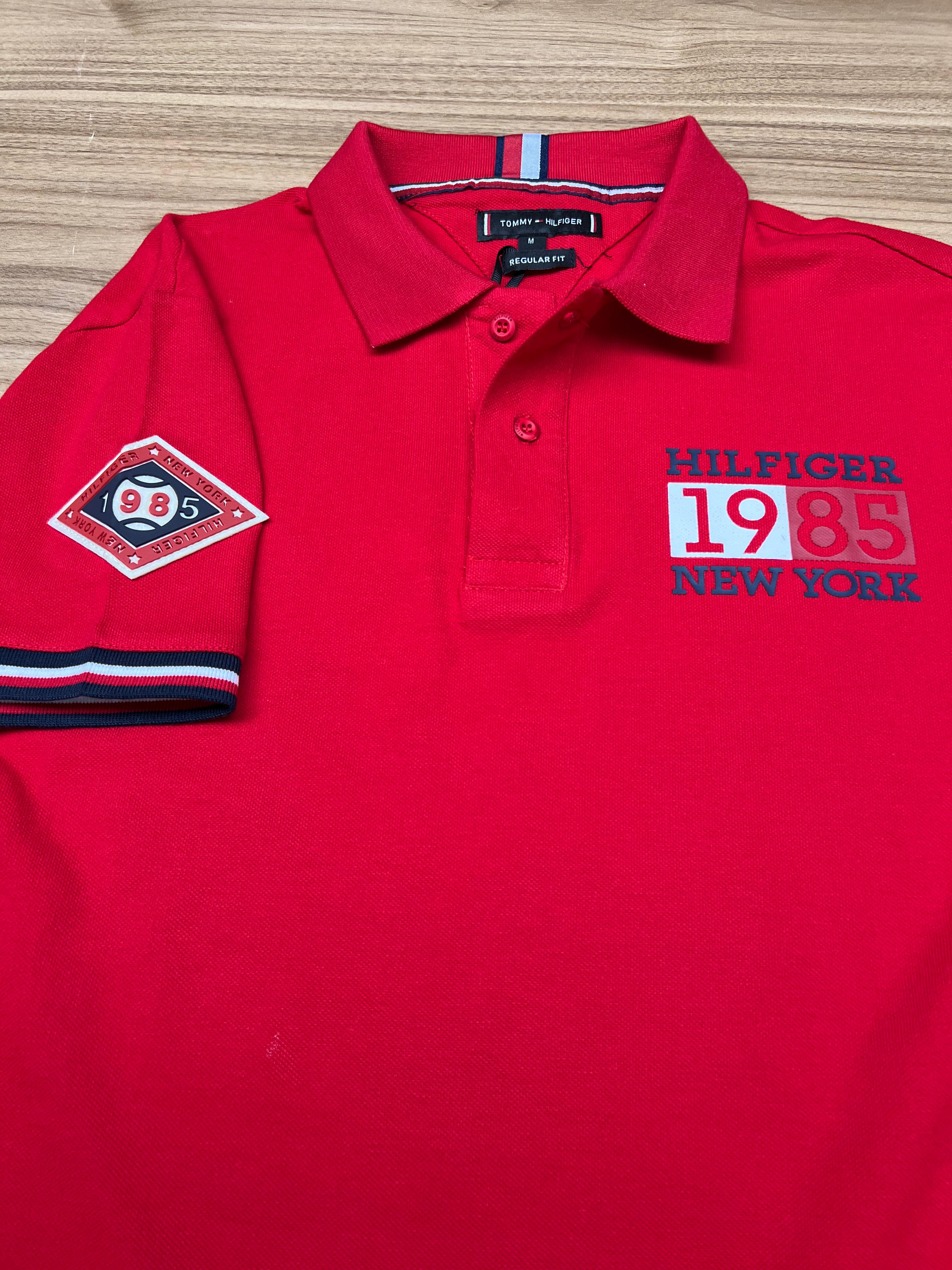 POLO TOMMY HILFIGER 1985 NV ROUGE