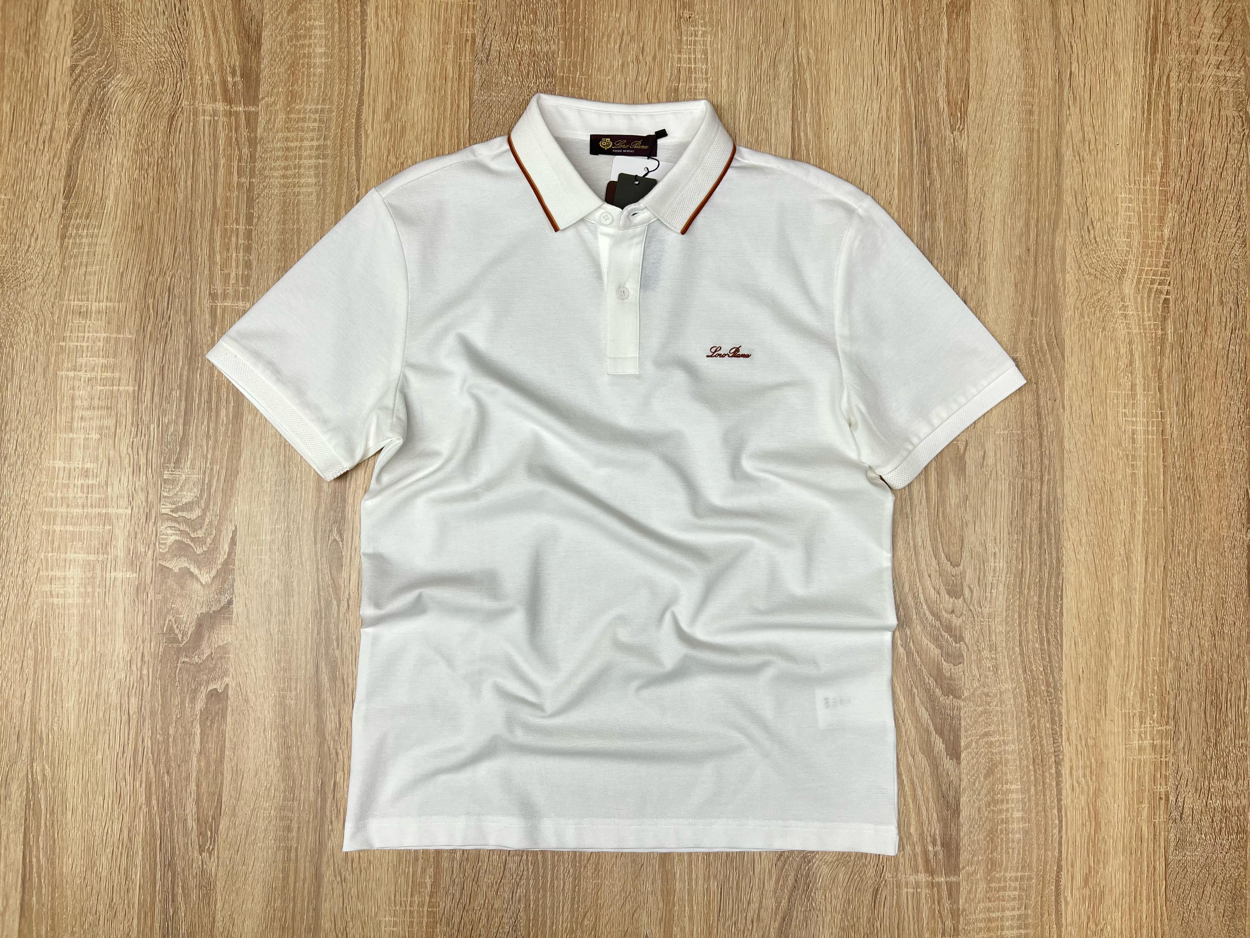 POLO LORO PIANA BLANC