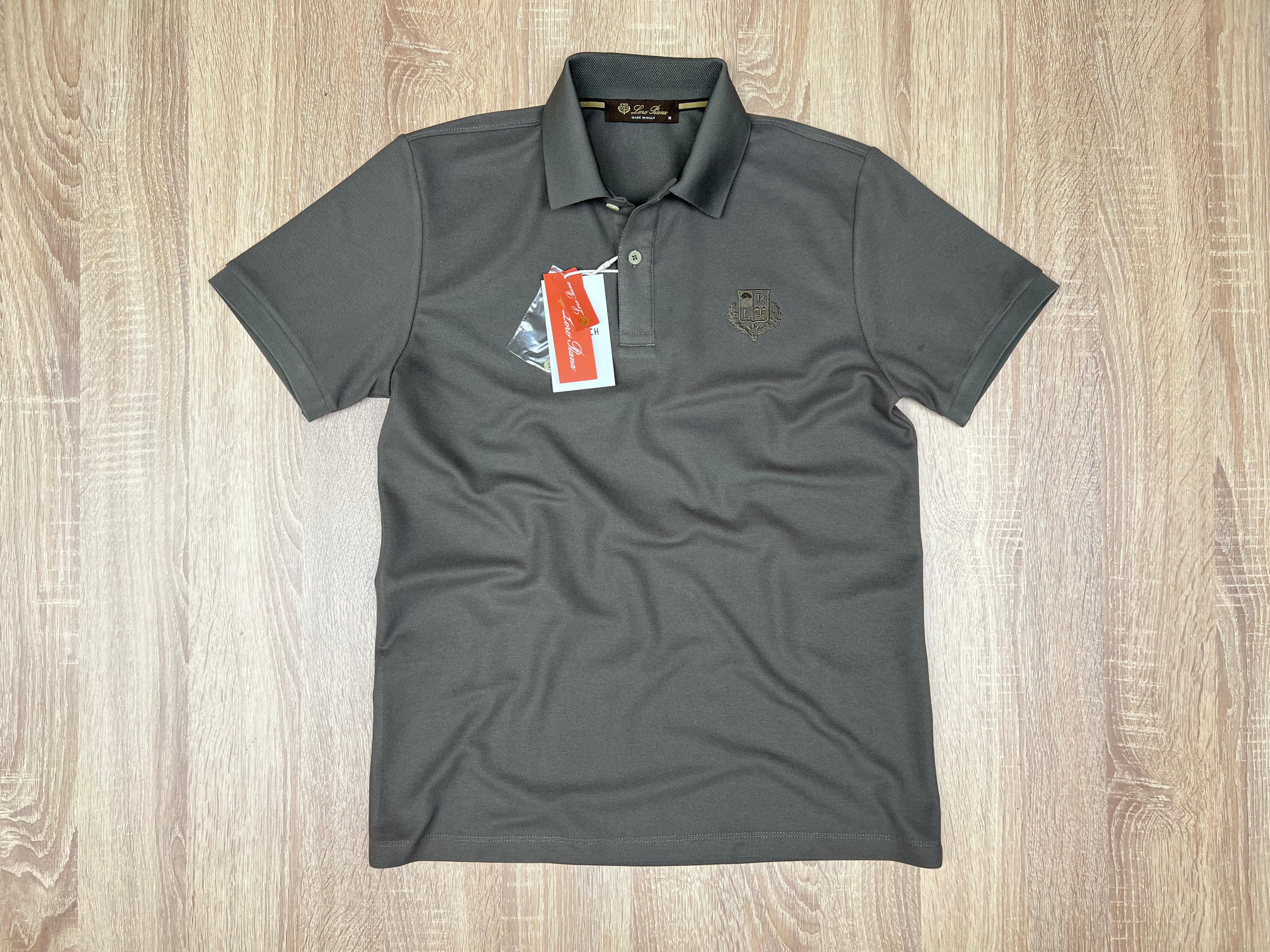 POLO LORO PIANA NV VERT DE GRIS
