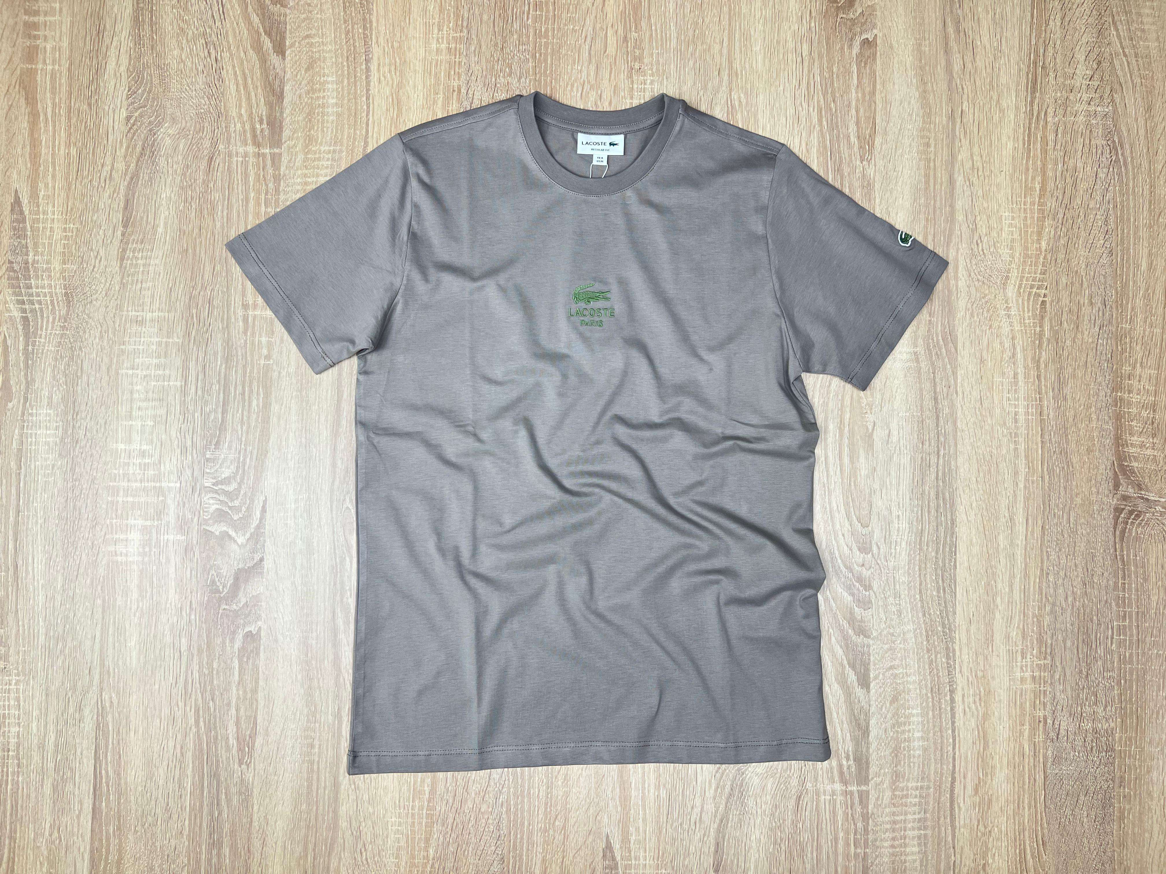 T-SHIRT LACOSTE NV GRIS