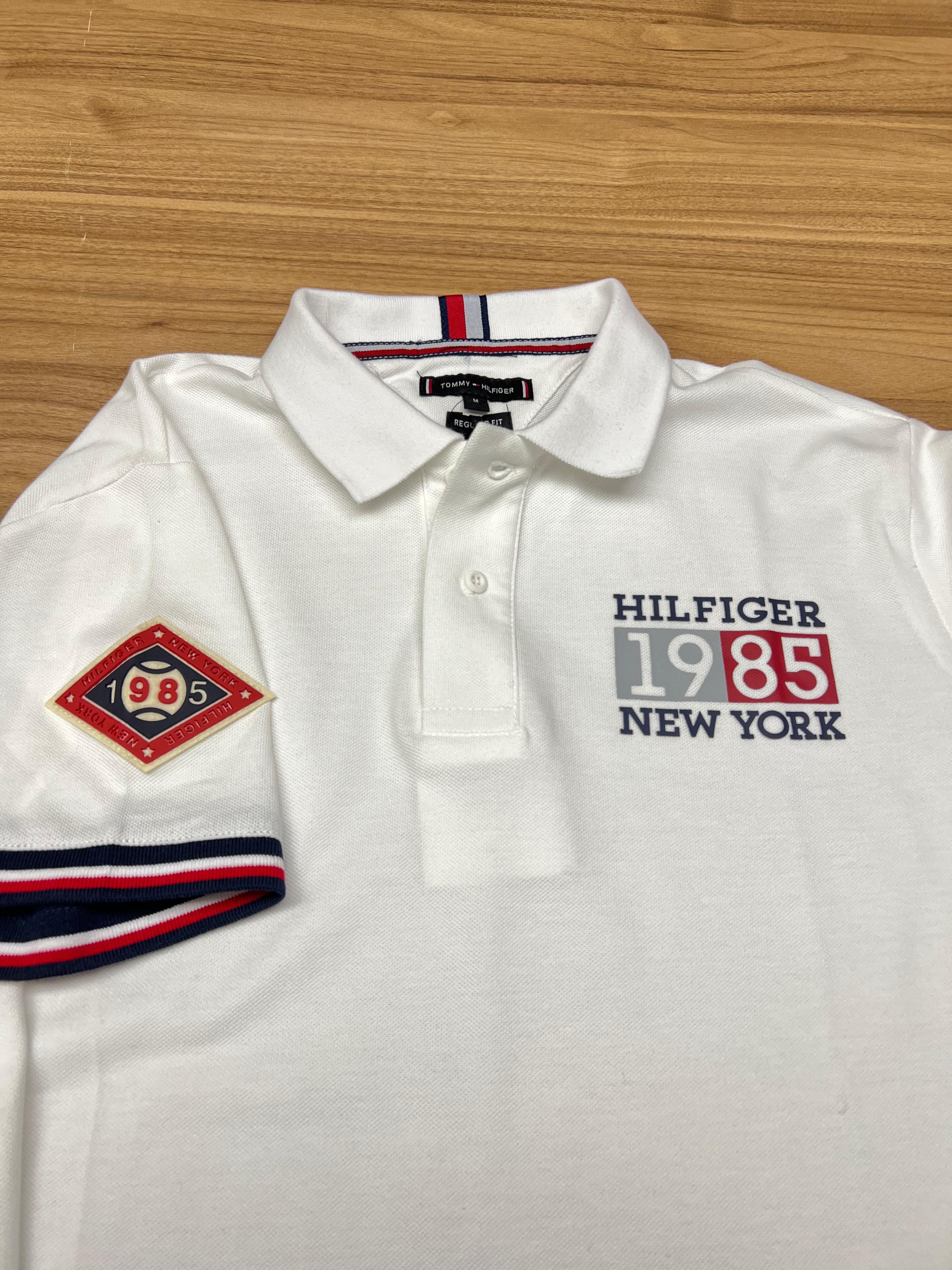 POLO TOMMY HILFIGER 1985 NV BLANC