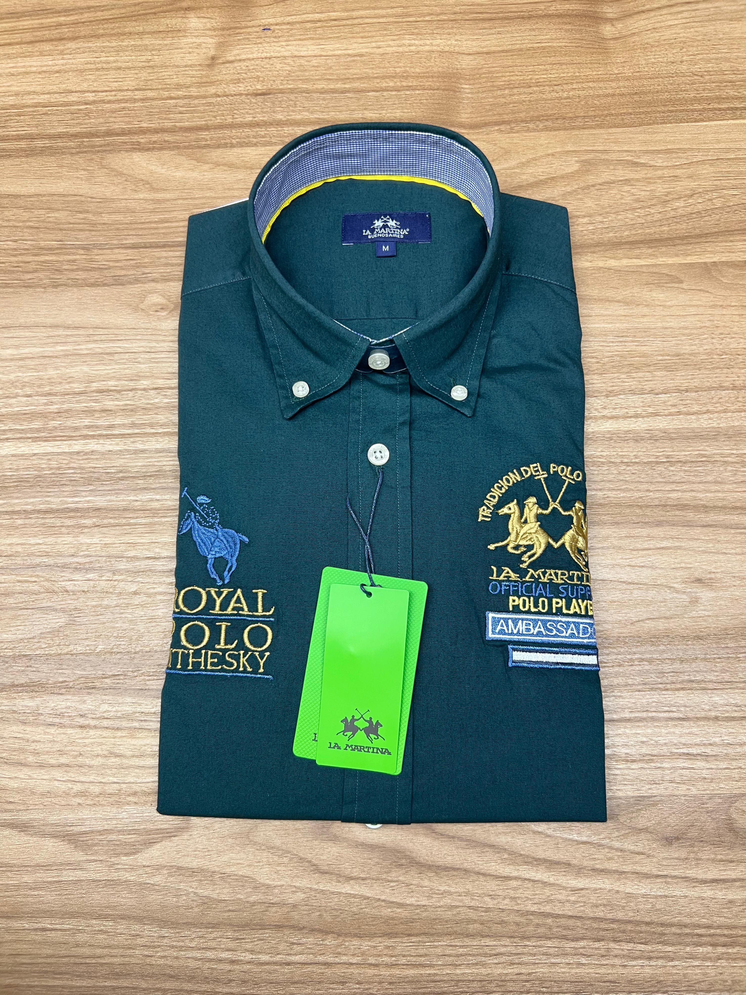 CHEMISE LA MARTINA POLO NV VERT