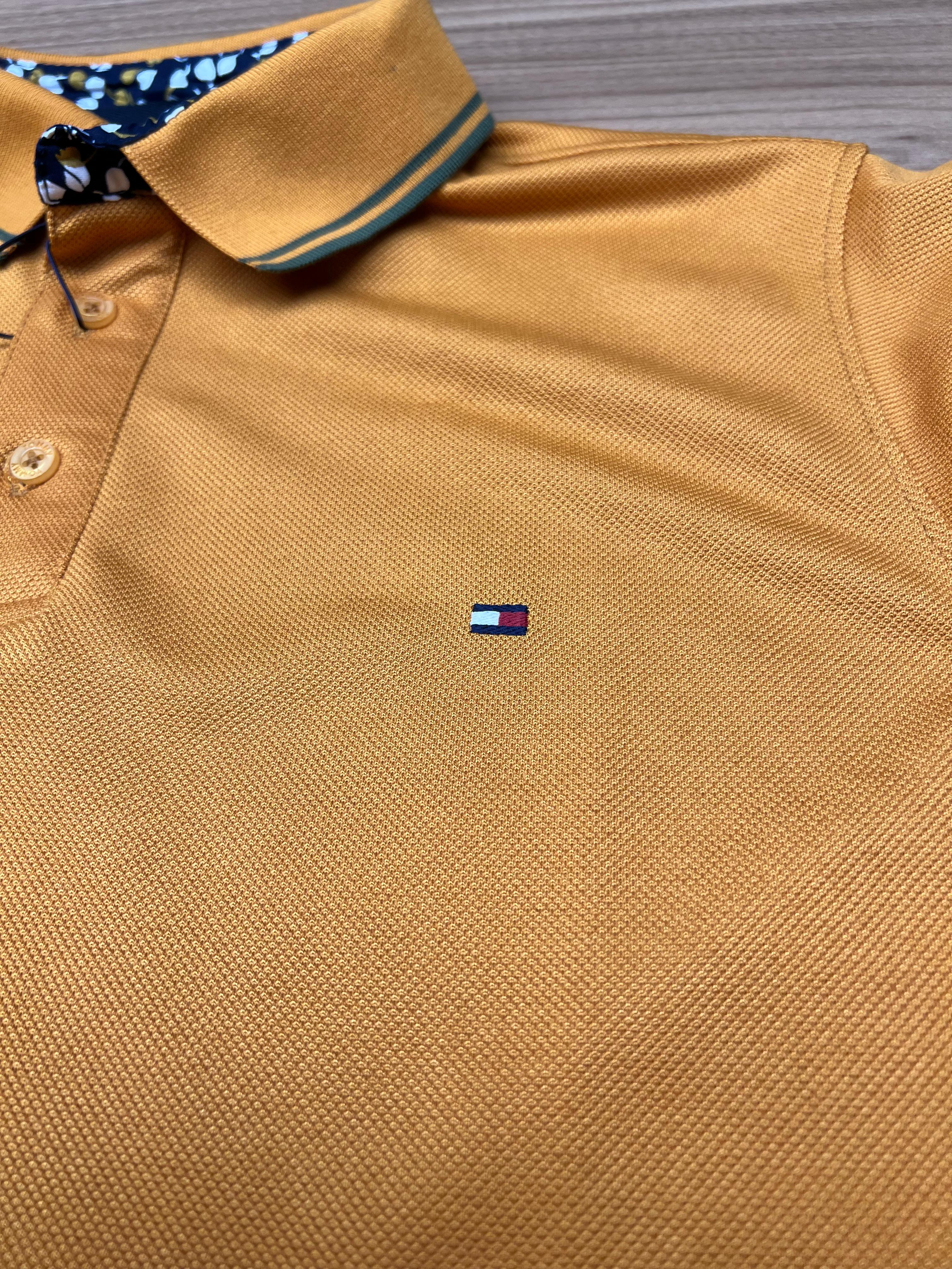 POLO TOMMY SIMPLE NV MOUTARDE