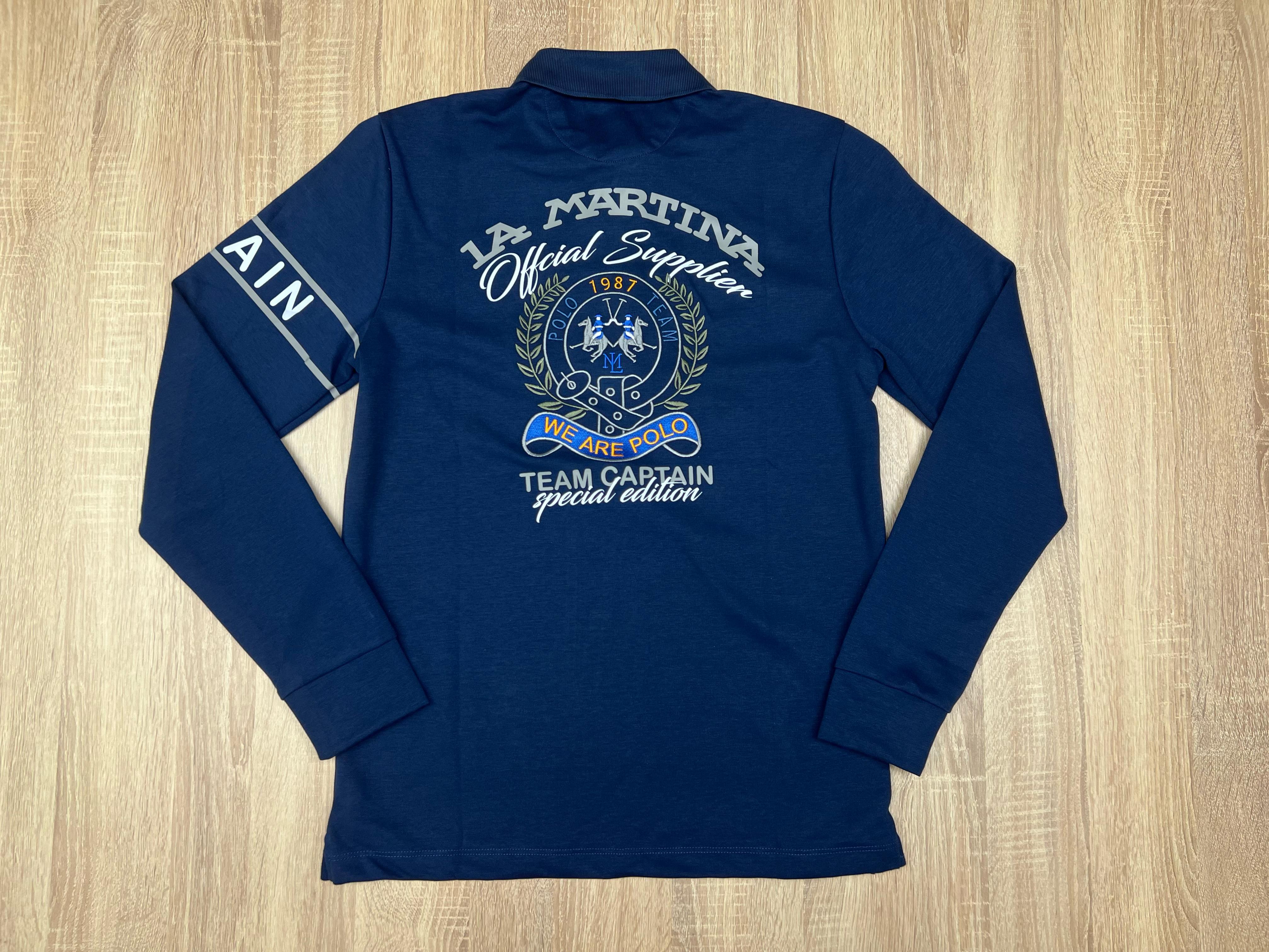 POLO LA MARTINA 1987 BLEU MARINE