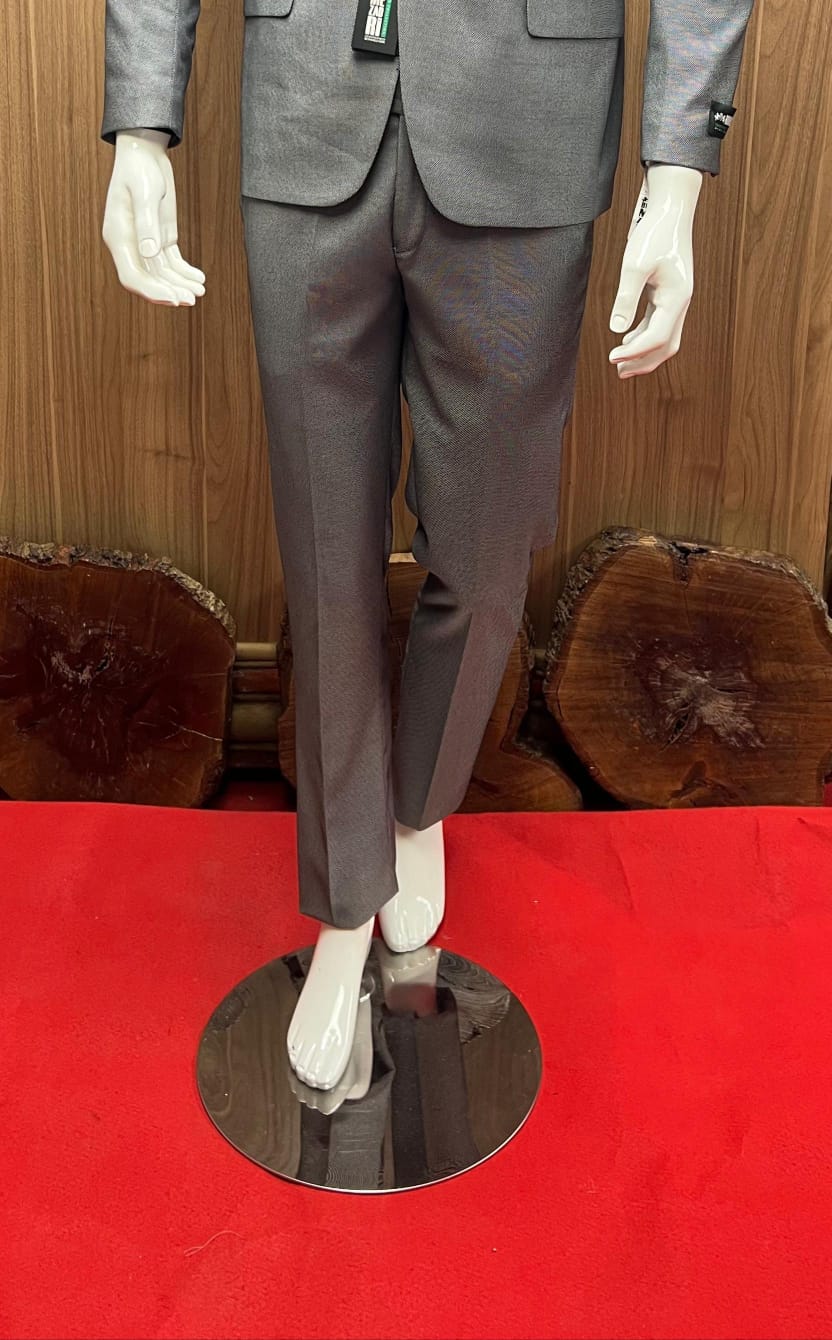 COSTUME PIQUE GRIS CLAIR