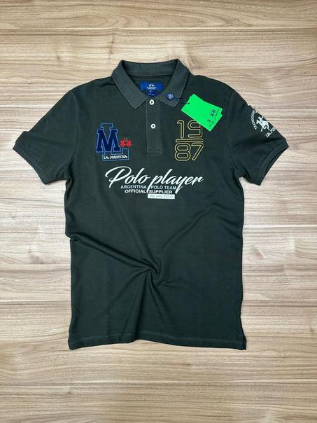 POLO LA MARTINA 1987 VERT MILITAIRE