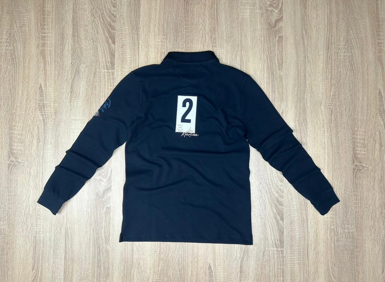 POLO LA MARTINA 2 OFFICIEL BLEU MARINE