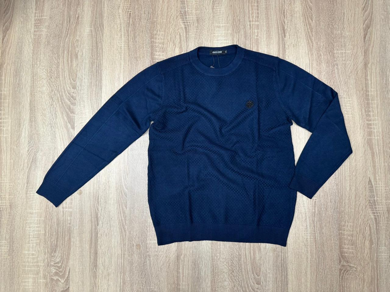 PULL ROBERTO CAVALLI BLEU MARINE