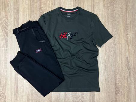 ENSEMBLE HILFIGER VERT MILITAIRE