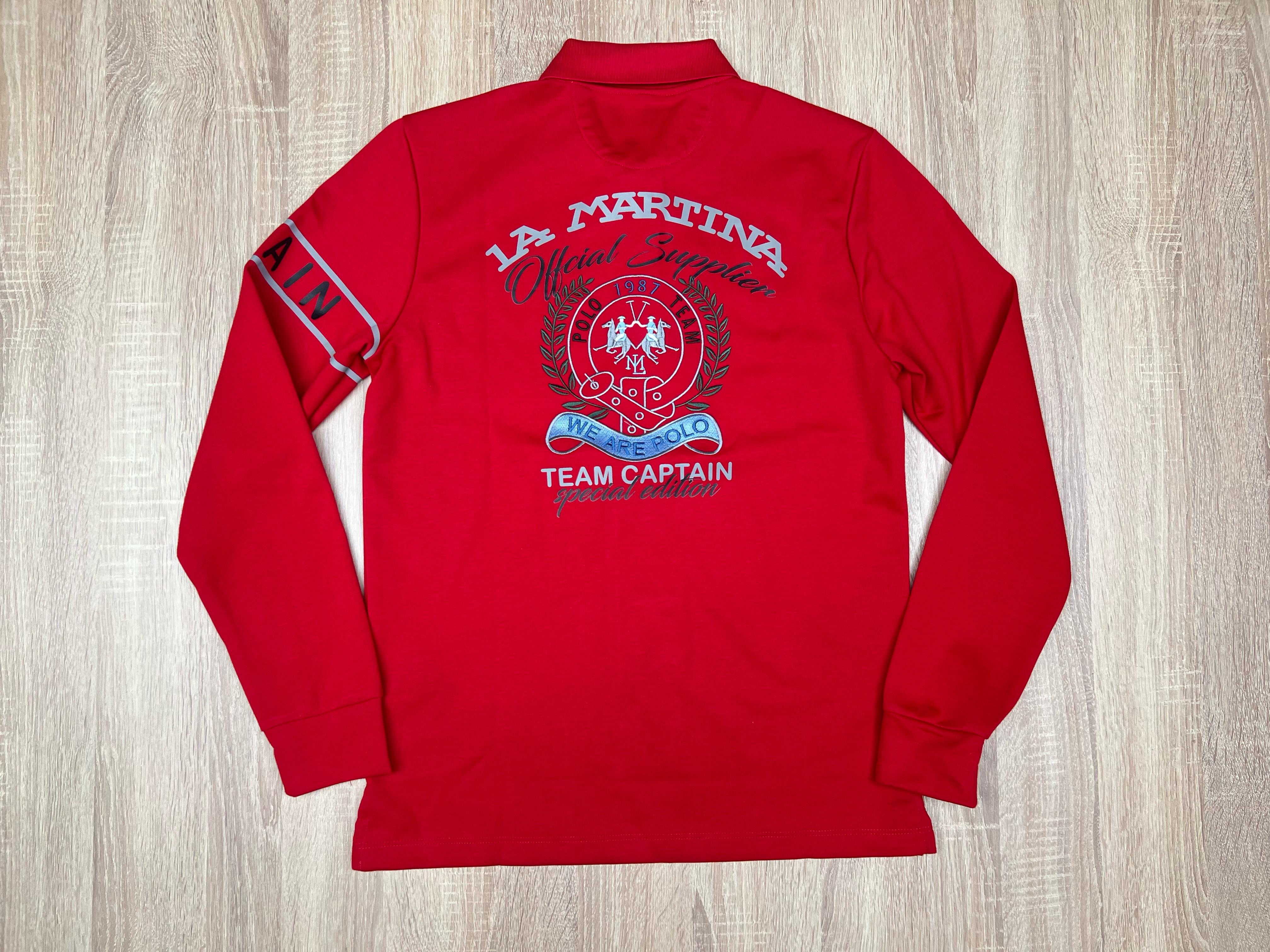 POLO LA MARTINA 1987 ROUGE
