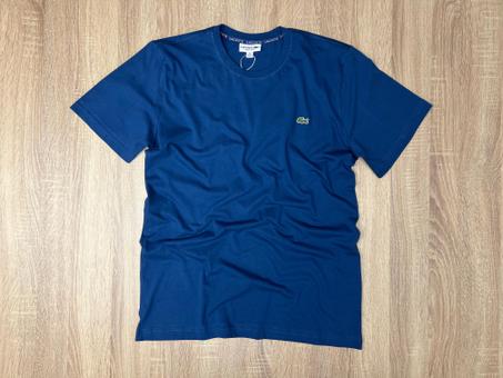 T-SHIRT LACOSTE GRAND TAILLE BLEU