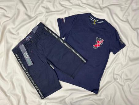 ENSEMBLE ENFANT POLO BLEU MARINE