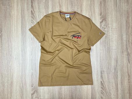 T-SHIRT TOMMY JEANS BEIGE CAMEL