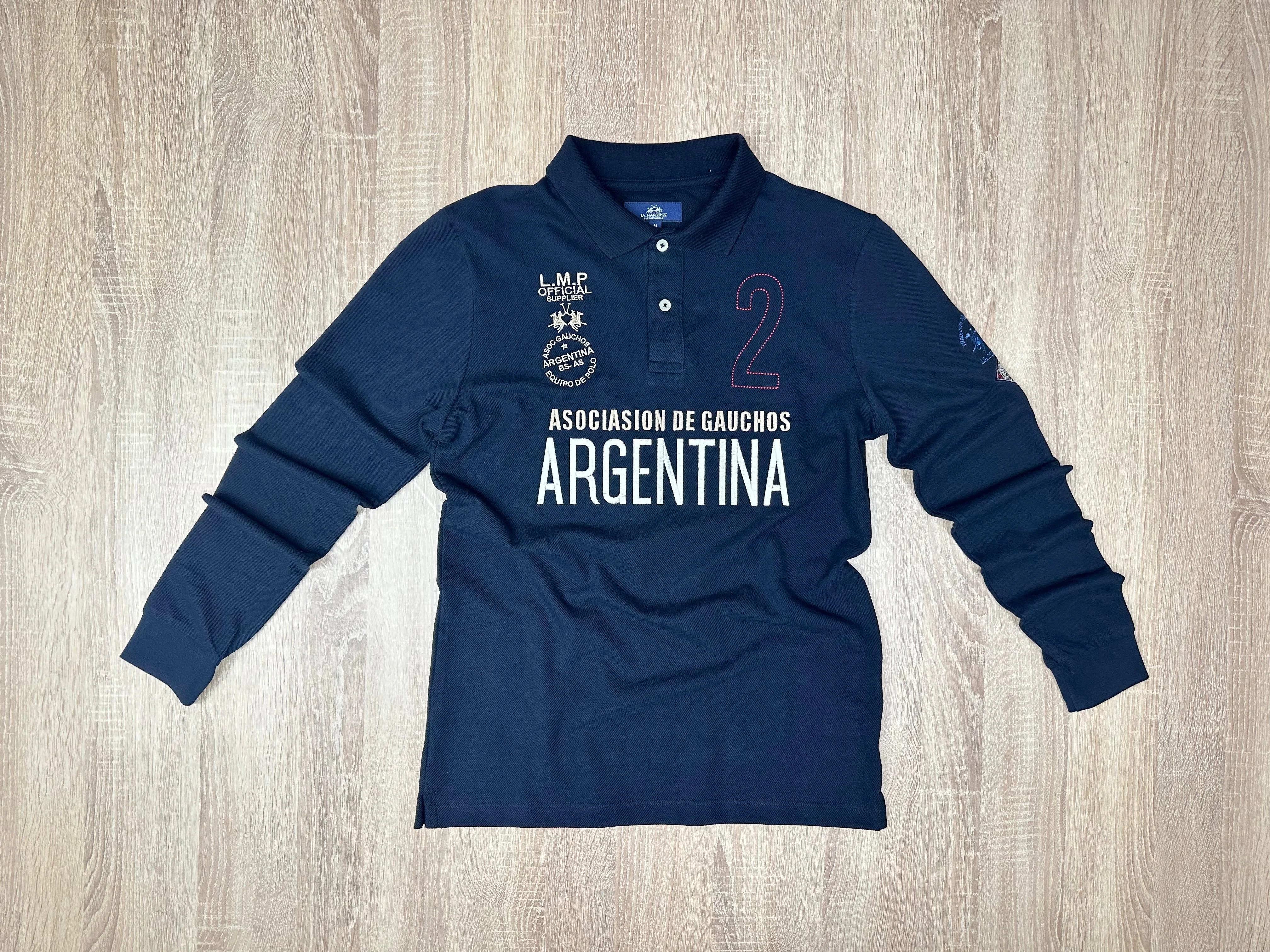 POLO LA MARTINA 2 OFFICIEL BLEU MARINE