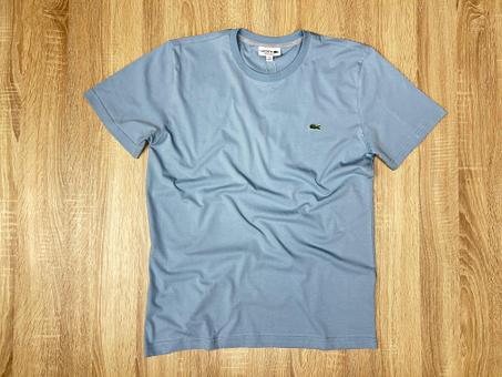 T-SHIRT LACOSTE GRAND TAILLE BLEU CIEL
