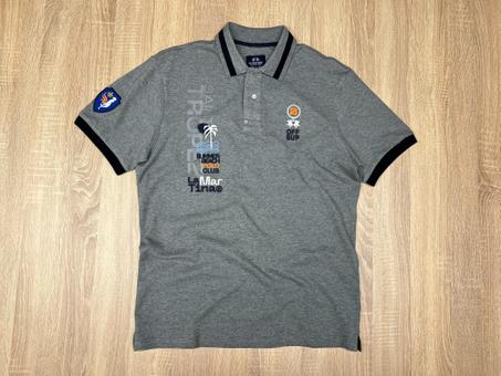 POLO LA MARTINA SAINTROP GRIS