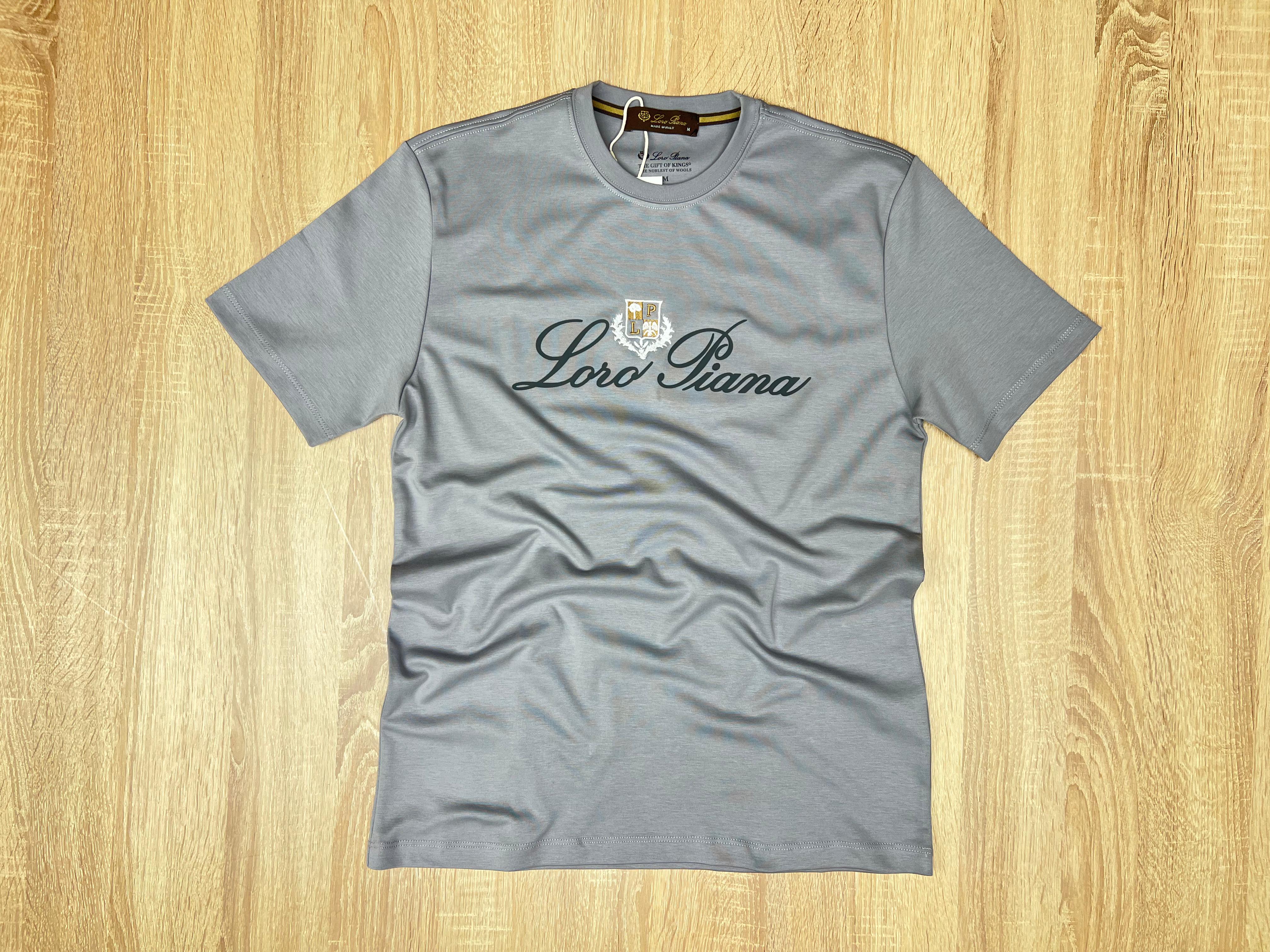 T-SHIRT LORO PIANA GRIS