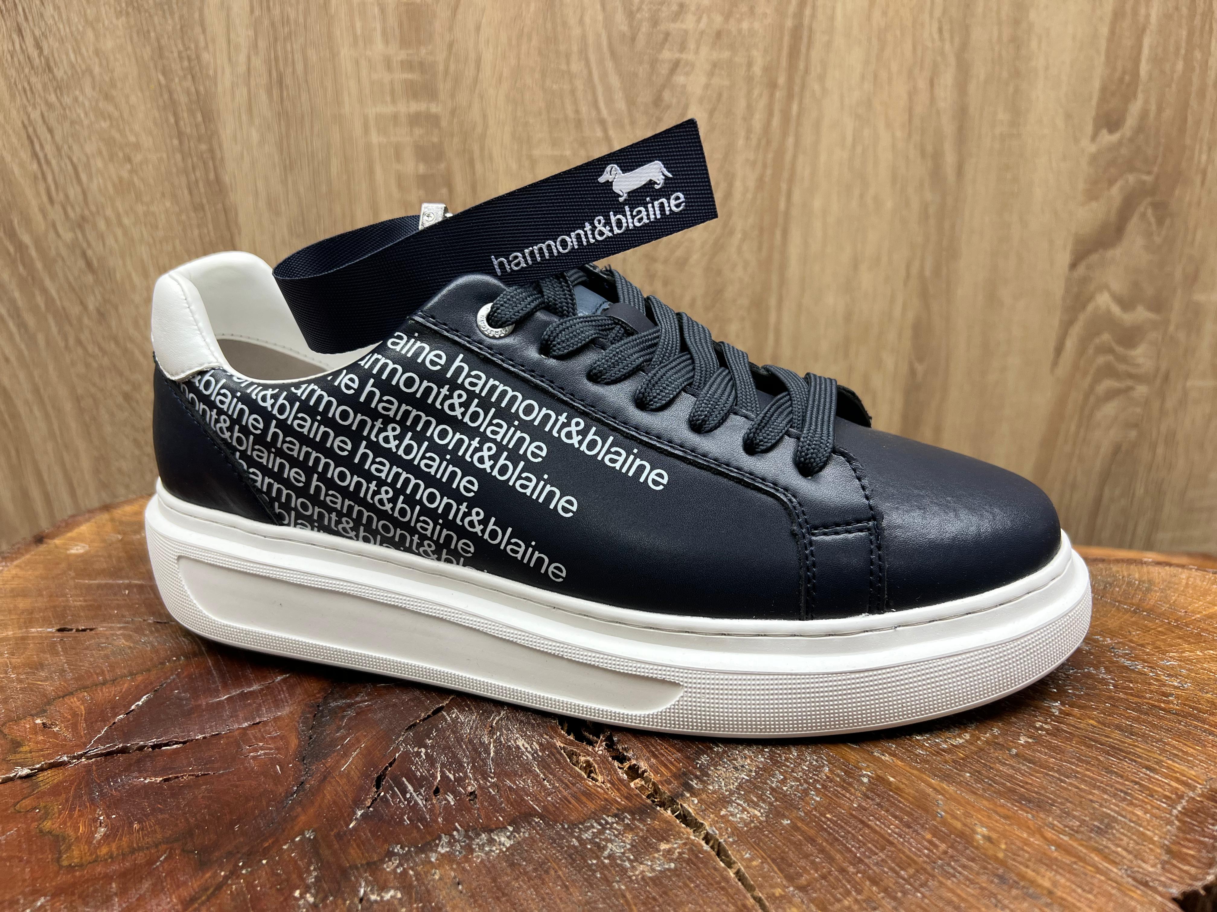 BASKET HARMONT&BLAINE BLEU MARINE