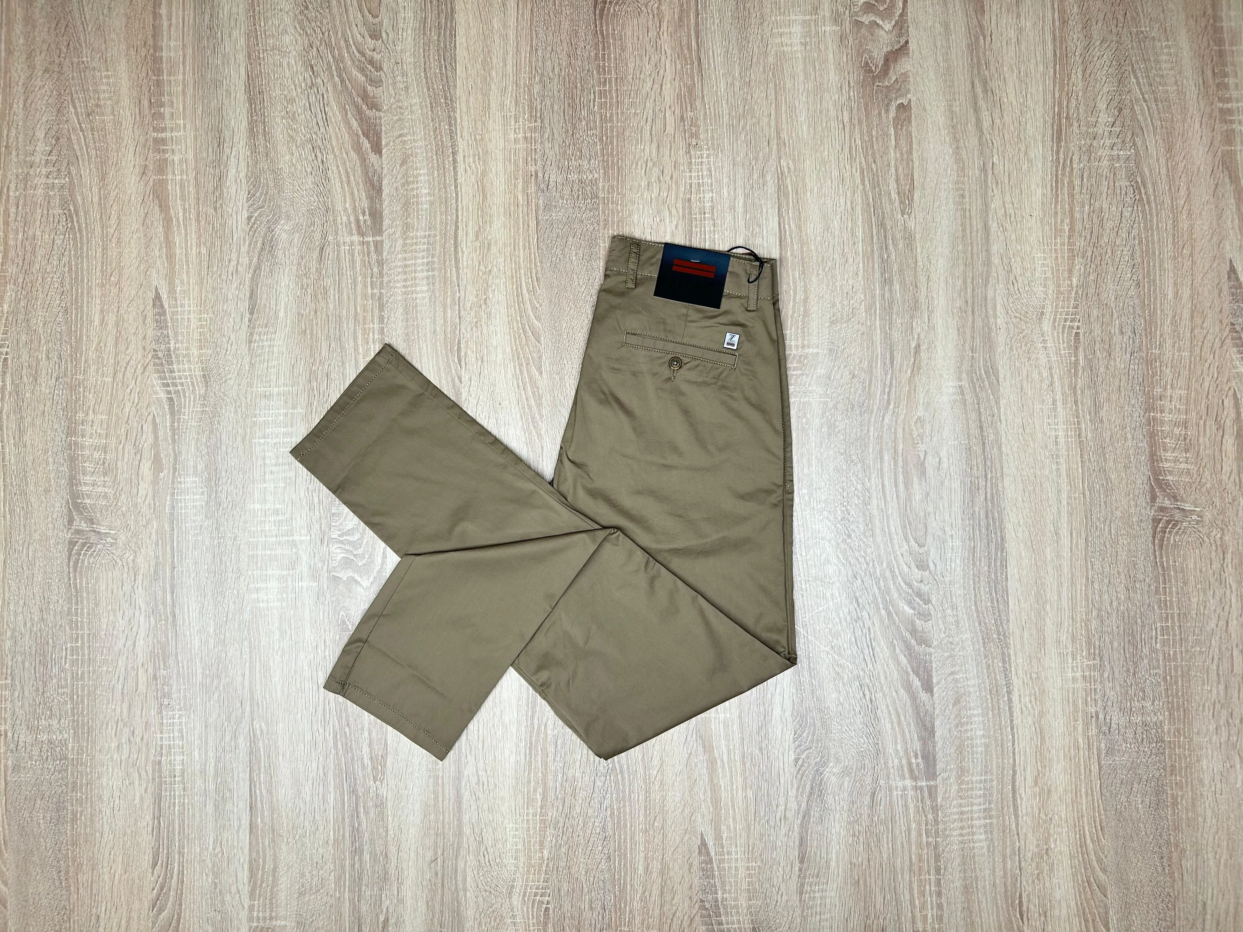 PANTALON  LA TOILE ZIGNA MARRON CLAIR