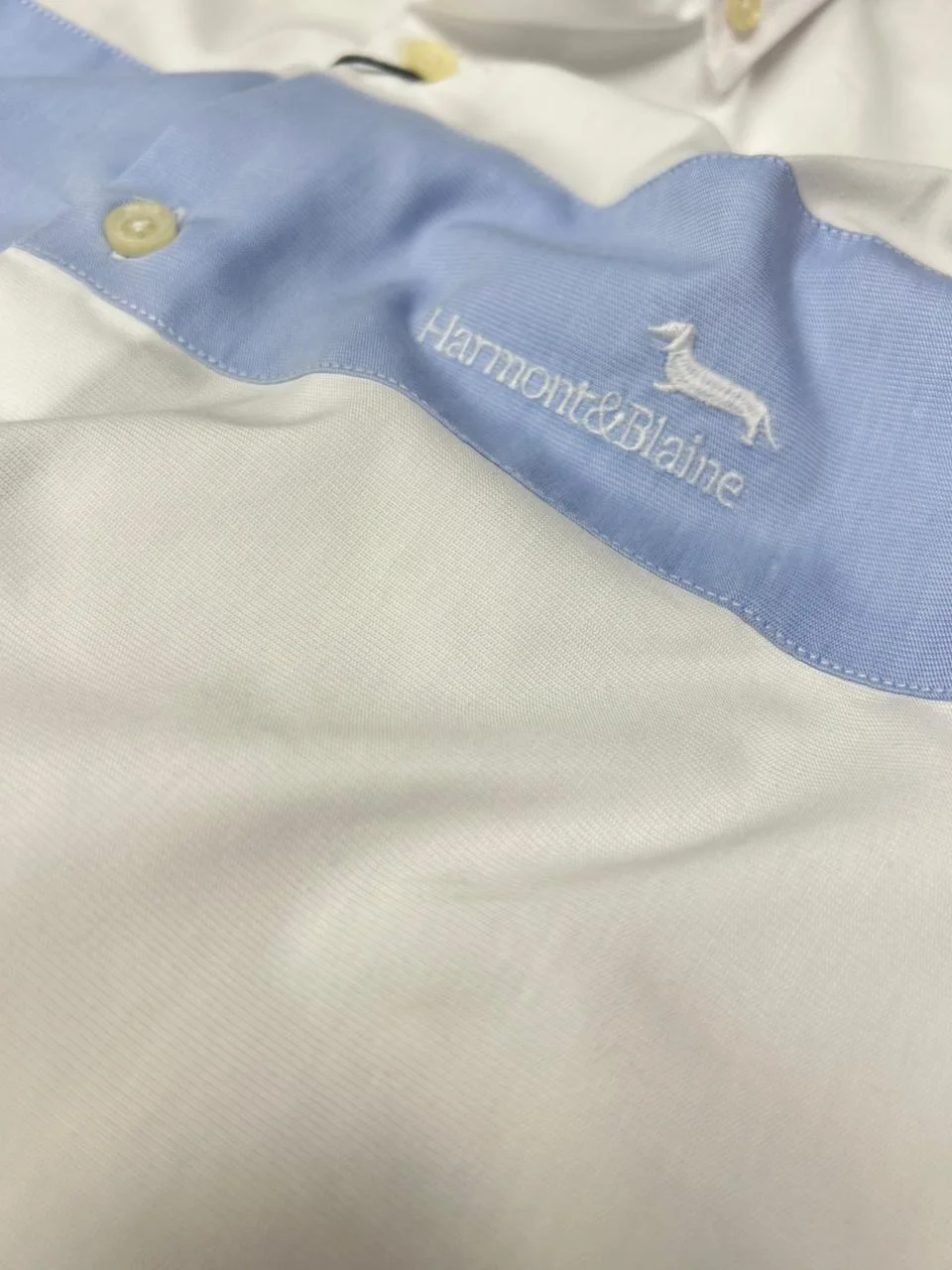 CHEMISE HARMONT ET BLAINE NV BLANC-CIEL