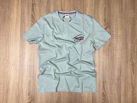 T-SHIRT TOMMY JEANS VERT PASTEL